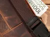 Skórzana saszetka biodrowa nerka w stylu vintage brązowa Podgląd zdjęcia produktu 7