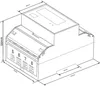 EASTRON SDM72-DR-MID - digitaler Drehstromzähler - 100A Produktbild-Vorschau 3