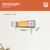 SHX SHX70HS1200, Elektrischer Quarz-Raumheizer, Quarzglas, Produktbild-Vorschau 8