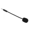 A black gaming microphone with a foam windscreen and a 3.5mm jack connector, isolated on a white background. Náhled obrázku produktu
