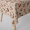 SCHÖNER LEBEN. Tischdecke Leinenlook Chicken Farm Hühner Produktbild-Vorschau 1