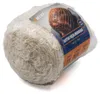 A roll of white meat netting is shown, wrapped in clear plastic packaging, with a label attached. Produktbild-Vorschau