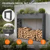 Regál na drevo ML-Design, vnútorné a vonkajšie použitie, s Náhľad obrázku produktu 2