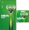 Set 1x Gillette Body Rasierer + 1x 4er Pack Ersatzklingen Produktbild-Vorschau 1