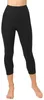 Merry Style Damen 3/4 Leggings MS10-302 (Schwarz, L) Produktbild-Vorschau 2