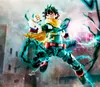 An action figure of Izuku Midoriya from My Hero Academia in a dynamic pose, surrounded by glowing green energy effects and lightning. Náhled obrázku produktu
