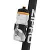 A water bottle attached to a black pole with white lettering. Produktbild-Vorschau