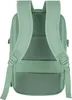 The back of a green backpack is shown against a white background. Anteprima dell’immagine prodotto