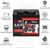 Langzeit Gel Motorradbatterie YTZ7S 6Ah 12V Produktbild-Vorschau 2