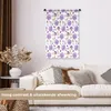 MuchoWow® Wandteppich Wandbehang Blumen - Rosen - Muster Produktbild-Vorschau 2