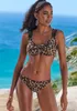 Bruno Banani Bustier-Bikini leo bedruckt Größe 36 Cup A/B Produktbild-Vorschau 2