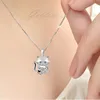 Katze mit Herz Anhänger I Echt Silber Kette Katzen-Schmuck I 50cm Produktbild-Vorschau