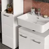 Kúpeľňová skrinka Vicco Luna biely 37 x 190 cm, Model 38762 Náhľad obrázku produktu 4