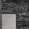 Tappeto grigio soggiorno vintage a pelo corto geometrico Anteprima dell’immagine prodotto 4