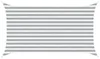 vidaXL Sonnensegel Hellgrau und Weiß 3,5 x 2 m 100 % Produktbild-Vorschau 1