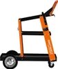 A side view of an orange and black welding cart on a white background. Náhľad obrázku produktu