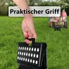 Klapphocker faltbar Kunststoff klappbar bis 120kg Höhe 39 Produktbild-Vorschau 5