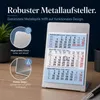 Tischkalender 2027 mit Metallaufsteller magnetisch Produktbild-Vorschau 5