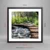 Gerahmtes Poster - Schwarzer Rahmen - Park natur grün bäume Produktbild-Vorschau 5