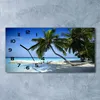 Wanduhr aus Glas – 60x30 cm - Glasbild - Glasuhr - Produktbild-Vorschau 2