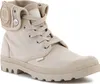 A single beige Palladium Baggy sneaker is shown against a white background. Náhled obrázku produktu