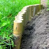 Bordure de jardin en bambou - 100 x 15 cm - Bordure durable Voir les images du produit 6