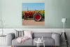MuchoWow® Poster Traktor - Rot - Sonnenblume - Bauernhof - Produktbild-Vorschau 5