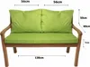 Coussins pour banc de jardin Vert clair| Assise 130x60x7 + Voir les images du produit 3