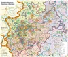 XL Postleitzahlenkarte von Nordrhein-Westfalen, NRW, Produktbild-Vorschau 1