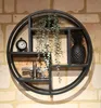 Deco4yourhome Wandregal Jane, Mangoholz und Stahl, Schwarz, Produktbild-Vorschau 2