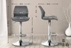 CLP 2er Set Barhocker Gilbert grau Material Kunststoff Produktbild-Vorschau 2