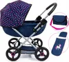Carrozzina per bambole Cosy blu/unicorno Anteprima dell’immagine prodotto 2