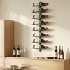 HOMCOM Weinregal Flaschenregal zur Wandmontage für 8 Produktbild-Vorschau 7