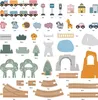 VIGA PolarB Sottobicchiere in legno per bambini.Binario del Anteprima dell’immagine prodotto 7
