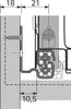 Hettich 9237610, 30 kg, Ocel, 520 mm, 20 kusů Náhled obrázku produktu 3