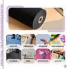 A collage of images showcasing different applications of black felt fabric, including industrial use, phone cases, office supplies, crafts, automotive interiors, furniture, stuffed toys, and bags. Produktbild-Vorschau