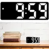 LED zrkadlový budík USB Elektronický digitálny stôl Náhľad obrázku produktu 6