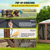 Pavilonový stan, 3,6 x 3,6 m, šestistranný vyskakovací stan Náhled obrázku produktu 4