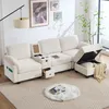 Duża sztruksowa sofa Sweiko z komfortową pianką. Cechy: Podgląd zdjęcia produktu 1