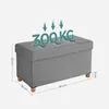 SONGMICS Sitzhocker, 77L, klappbare Sitztruhe, Produktbild-Vorschau 7