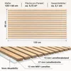 Ikodm 6-delige set akoestische panelen, 120x60 cm, wit Productafbeelding-voorbeeld 3