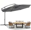 Parasol Izrielar 3,5 m gris – Parasol de jardin moderne Voir les images du produit 1