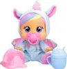 A baby doll wearing a unicorn costume, sitting with a pacifier, a bottle, and a potty. Anteprima dell’immagine prodotto