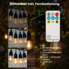 LUMILED Łańcuch świetlny solarny na zewnątrz, 15 m, 15 diod Podgląd zdjęcia produktu 5