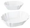 2x Fritta Pommesschale oval weiß Currywurst-Schale Produktbild-Vorschau 1