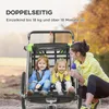 HOMCOM 2 in 1 Kinderanhänger, Fahrradanhänger mit 5-Punkt Produktbild-Vorschau 5