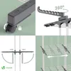 Stendibiancheria a torre VOUNOT® estensibile con ali Anteprima dell’immagine prodotto 4