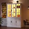 Merax Vitrine Hochschrank mit 6 Türen, Glasvitrine mit Produktbild-Vorschau 6