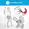 Kinderplay 3-in-1 Puppenwagen – Höhenverstellbarer Produktbild-Vorschau 2