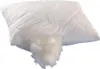 A white pillow with a section cut out to show the filling. Anteprima dell’immagine prodotto
